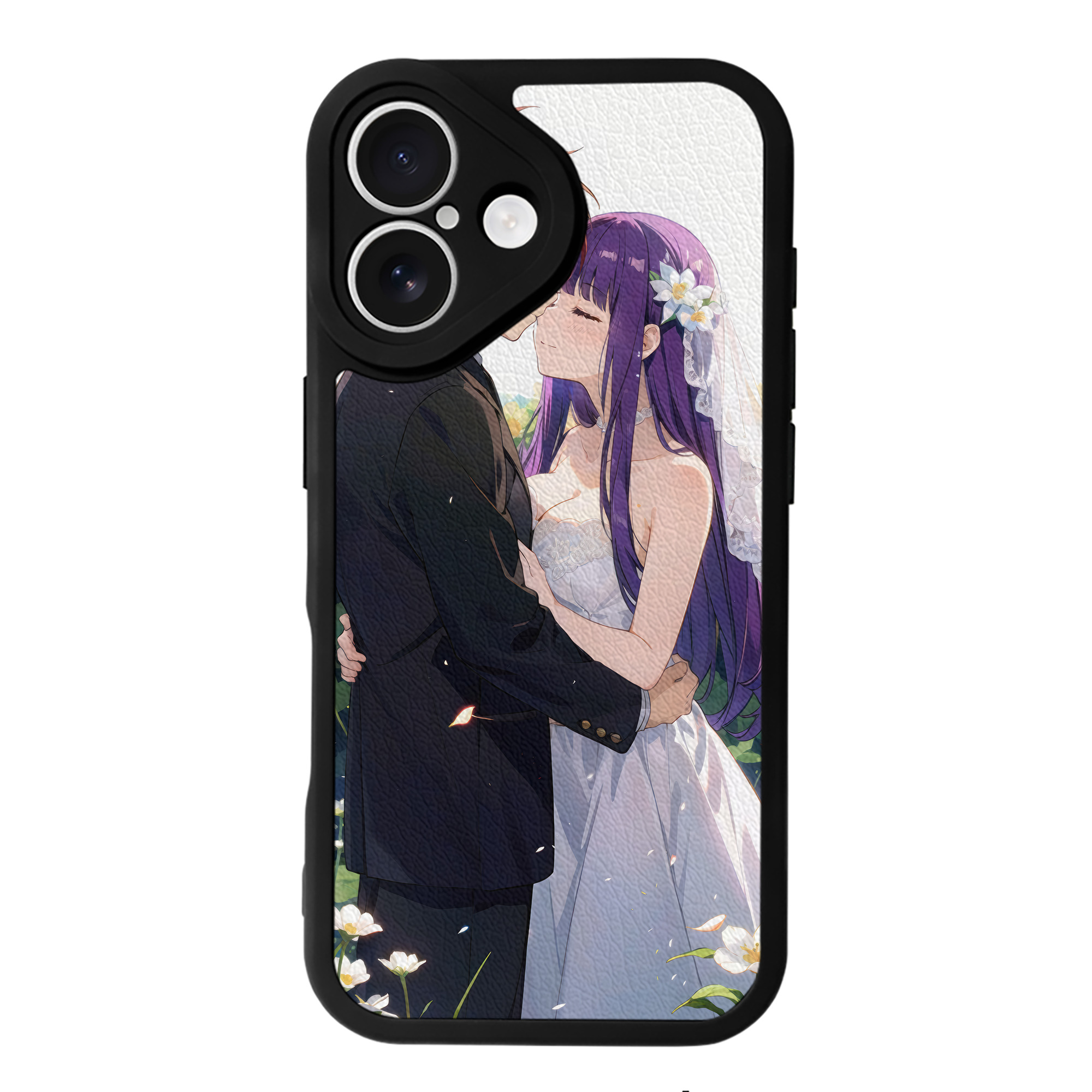 （画像用） 葬送のフリーレン Frieren 【iPhone 16シリーズ対応】シリコンスマホケース（レザー調） 材質：シリコン